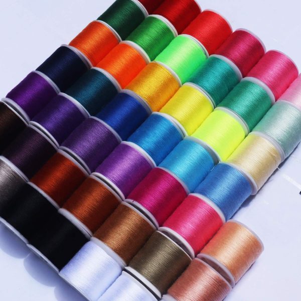 45 spools Sewing Thread Kits Polyester for Hand & Machine Sewing Total 4500yards - Image 2