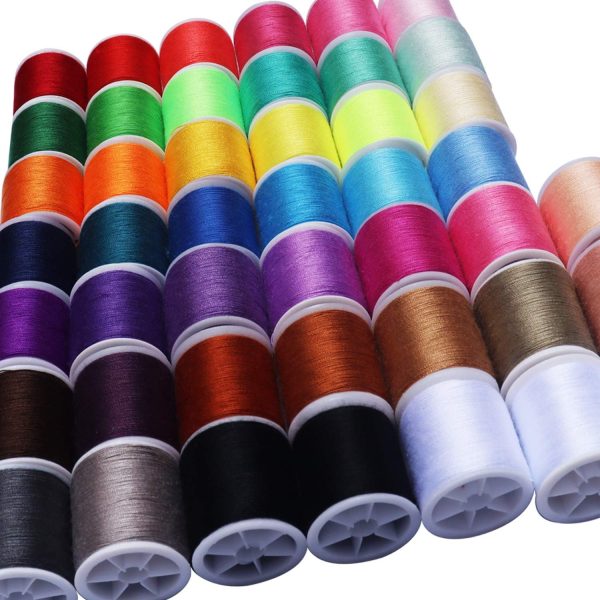 45 spools Sewing Thread Kits Polyester for Hand & Machine Sewing Total 4500yards - Image 3