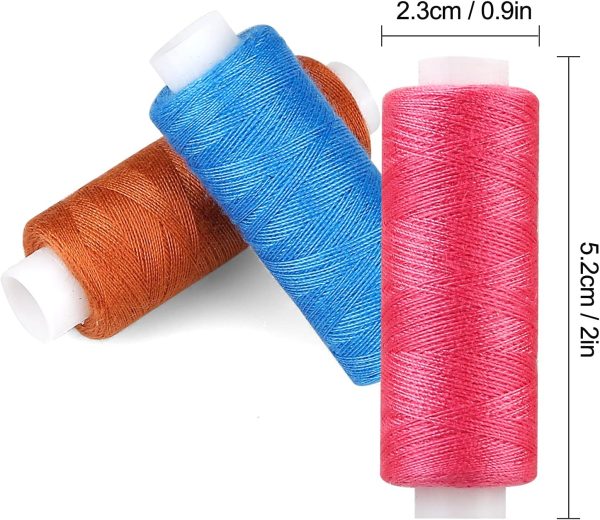 CiaraQ Sewing Threads Kits, 30 Colors Polyester 250 Yards Per Spools for Hand Sewing & Embroidery - Image 6