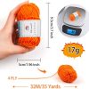 INSCRAFT 62 Acrylic Yarn Skeins, 2170 Yards Yarn for Knitting and Crochet, Includes 2 Crochet Hooks,2 Weaving Needles,10 Stitch Markers, Perfect Beginner Kit for for Adults Kids - Image 3