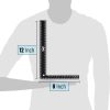 Mr. Pen- Carpenter Square, Framing Square, 8 inch x 12 inch, Carpenters Square, Right Angle Ruler, Framing Tools, L Shape Ruler, Metal Square, Steel Square - Image 2