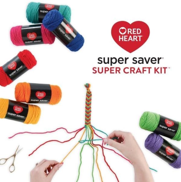 Red Heart Super Saver Super Yarn Craft Kit for Crochet & Knitting & Amigurumi Projects - Image 4