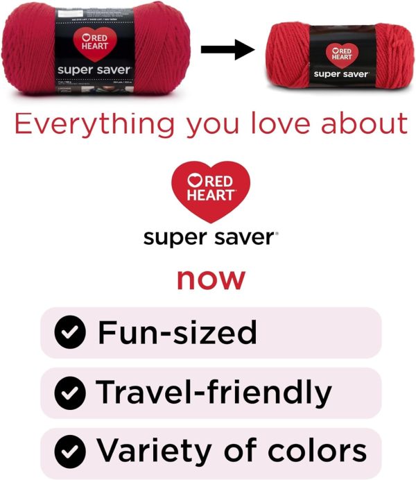 Red Heart Super Saver Super Yarn Craft Kit for Crochet & Knitting & Amigurumi Projects - Image 6