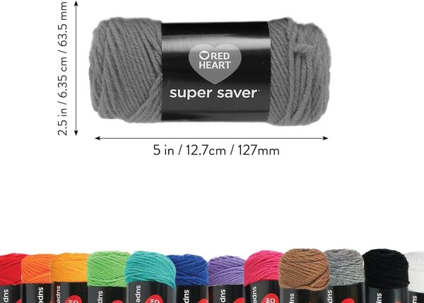 Red Heart Super Saver Super Yarn Craft Kit for Crochet & Knitting & Amigurumi Projects - Image 8